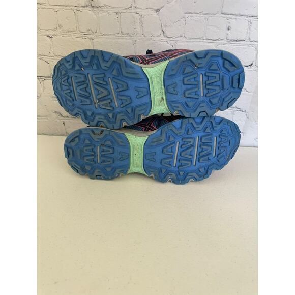 Women's Asics Gel Venture 7 Running Sneakers Size 8.5 Blue/Gray/Pink-Gently Used - Picture 8 of 12